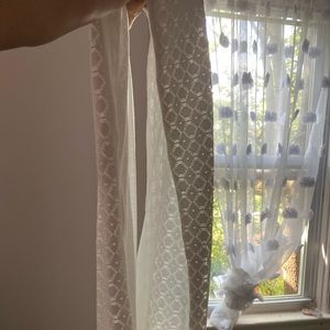 White Old Navy Infinity Scarf